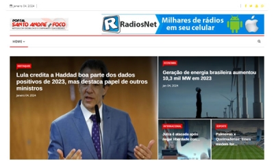 Relação de matérias publicadas no Portal Santo André em Foco hoje, 04 DE JANEIRO DE 2024