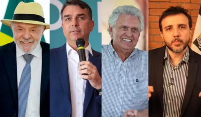 Quaest na Paraíba: Lula, 50%; Flávio Bolsonaro, 21%; Ronaldo Caiado, 3%; Renan Santos, 2%