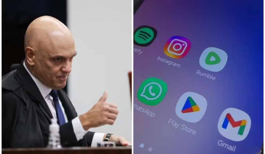 Rumble e Trump Media pedem à Justiça dos EUA julgamento de Moraes à revelia