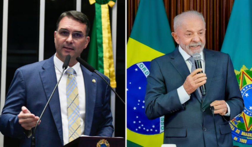 Quaest: Flávio Bolsonaro tem 45% e Lula, 44% em intenções de voto no segundo turno