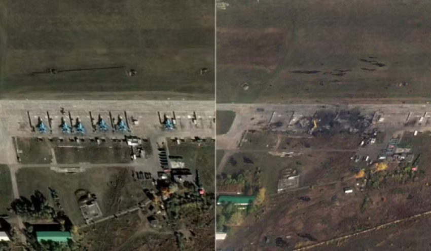 Ucrânia destrói jatos de guerra em base militar russa