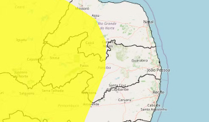 Inmet alerta para baixa umidade do ar em mais de 100 cidades da Paraíba; veja municípios sob risco