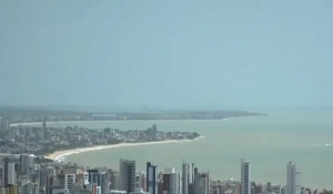 Litoral da Paraíba tem um trecho de praia impróprio para banho neste final de semana