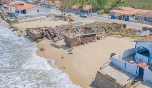 Comitê propõe enrocamento para &#039;barrar&#039; erosão costeira em Baía da Traição