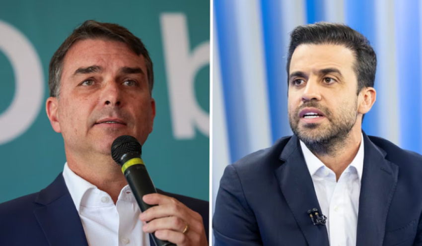 ‘É um cara do bem’, diz Flávio Bolsonaro sobre Pablo Marçal concorrer à Presidência