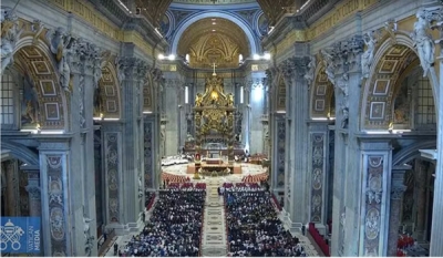 Missa de cardeais na Basílica de São Pedro dá início ao conclave