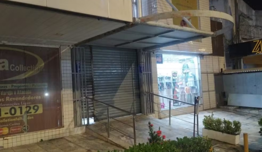 Tentativa de assalto a joalheria no Centro de João Pessoa deixa duas pessoas feridas