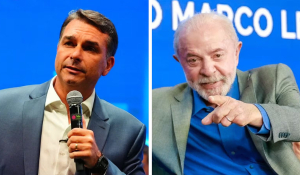 Quaest: No 2º turno, Flávio tem 46% dos votos totais, contra 44% de Lula em empate técnico