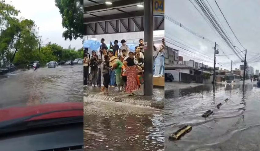 João Pessoa registra volume de chuva 63% acima da média histórica de abril