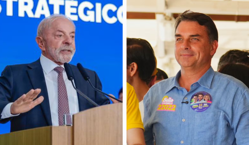 Lula supera Flávio Bolsonaro em engajamento nas redes pela 1ª vez