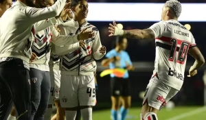 Luciano desencanta, e São Paulo vence o Náutico na Copa do Brasil