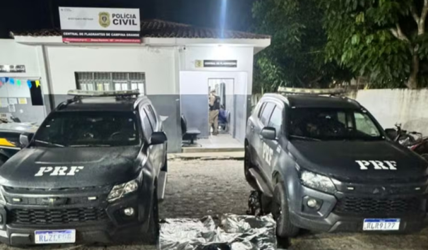 Quatro pessoas são presas suspeitas de transportar mais de 20 kg de skunk em veículos, no Agreste da Paraíba