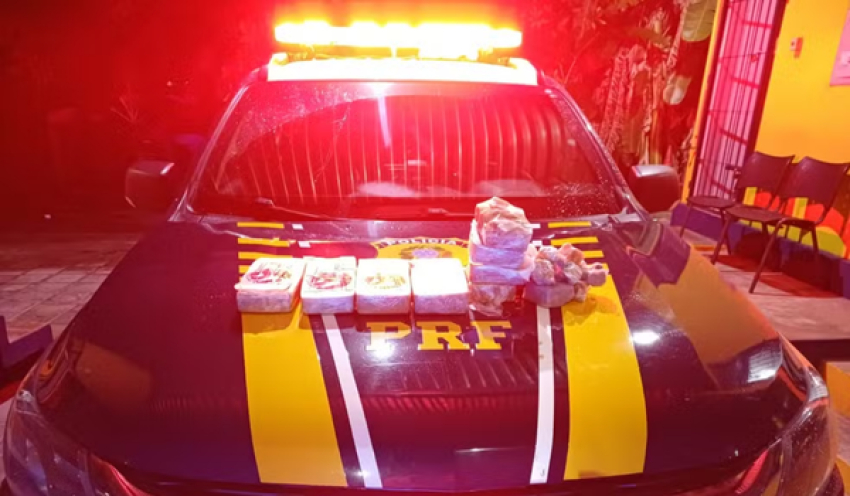 Motorista é preso com quase 7 kg de crack escondidos em carro na BR-230, no Agreste da Paraíba