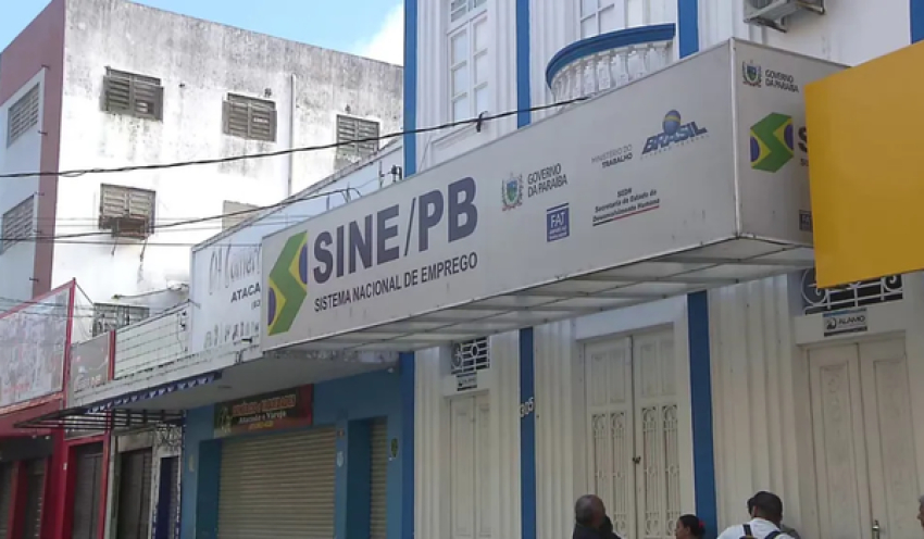 Paraíba tem mais de 2,3 mil vagas de emprego oferecidas pelos Sines