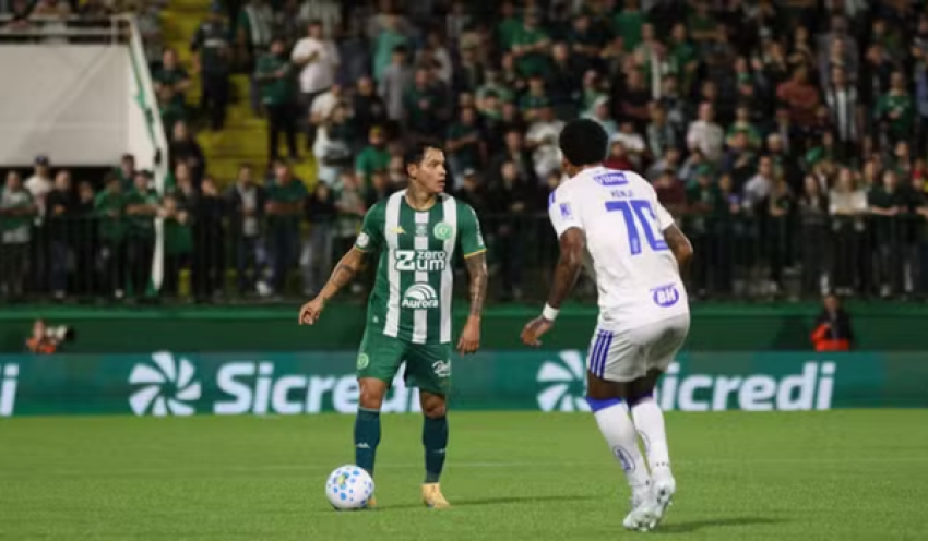 Chapecoense e Cruzeiro empatam jogo com gol anulado nas oitavas da Copa do Brasil