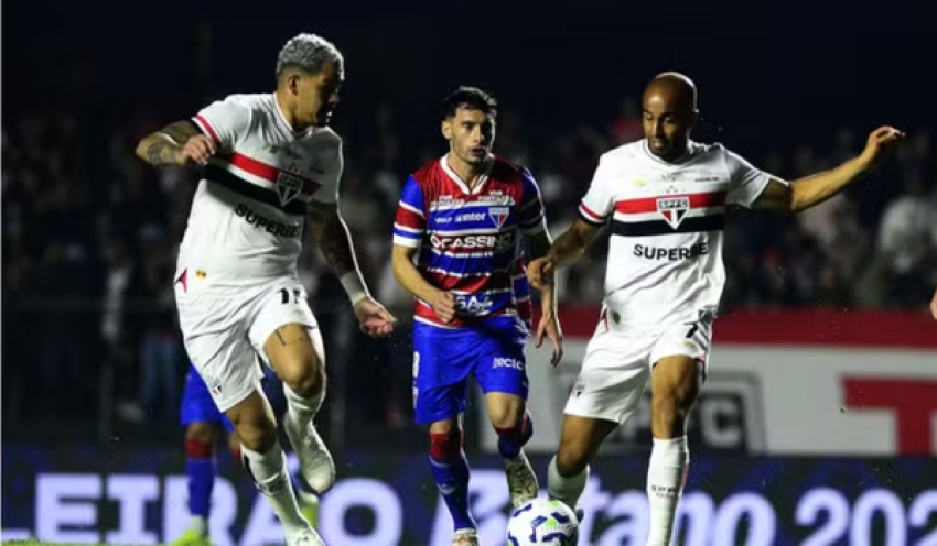 Ferreira perde pênalti, e São Paulo empata com o Fortaleza no Morumbis