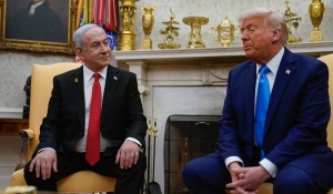 Ao lado de Netanyahu, Trump diz que os EUA vão &#039;assumir&#039; a Faixa de Gaza