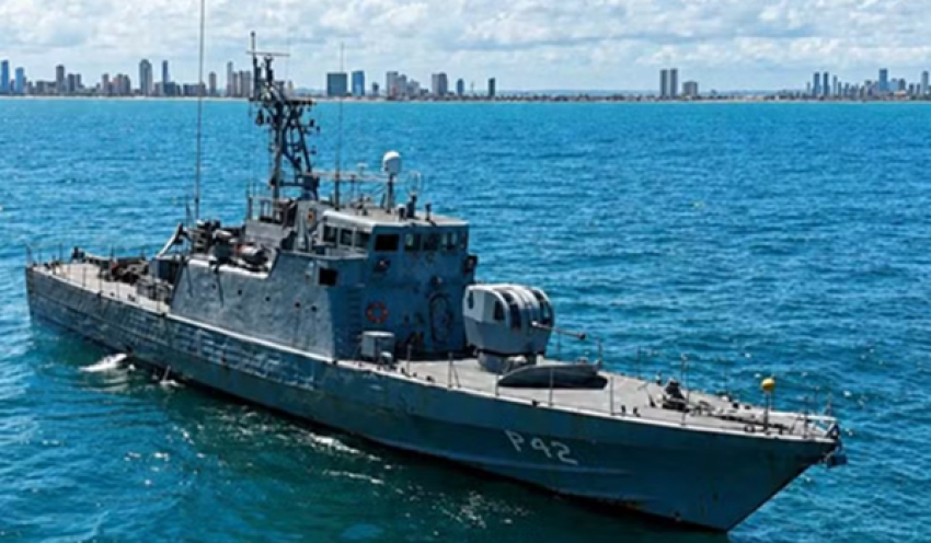 Marinha abre visitação ao navio-patrulha Graúna no Porto de Cabedelo neste domingo