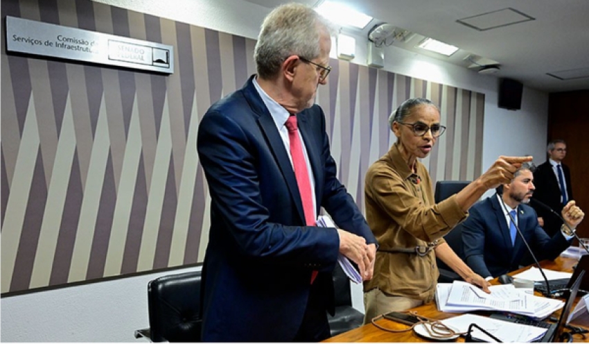 Marina Silva abandona audiência na CI após discussão com senadores