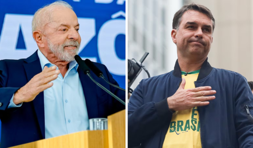 Lula tem 46% no segundo turno contra 44% de Flávio Bolsonaro, diz Datafolha