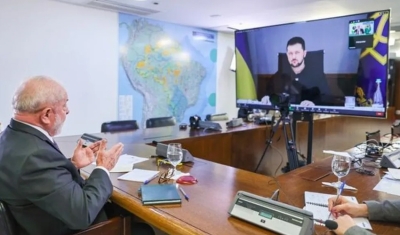 Zelensky aceita convite de reunião com Lula, diz Planalto