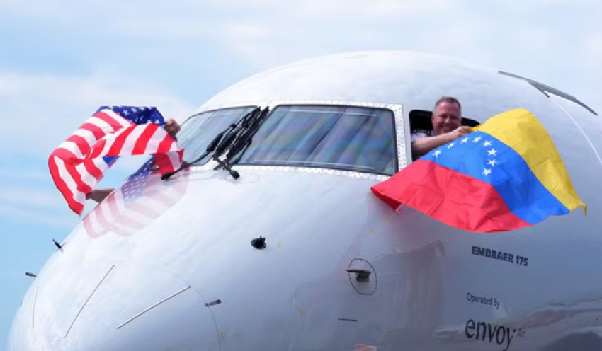 Voos comerciais entre Miami e Caracas são retomados após sete anos