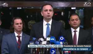 Pacheco se despede da presidência do Senado e cita defesa da democracia como &#039;legado&#039; do período
