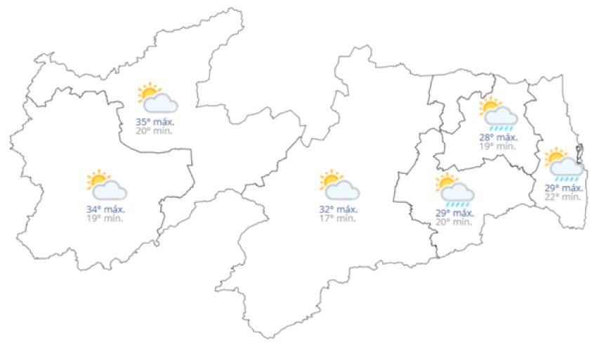 Previsão do tempo hoje, 11 de Agosto de 2026