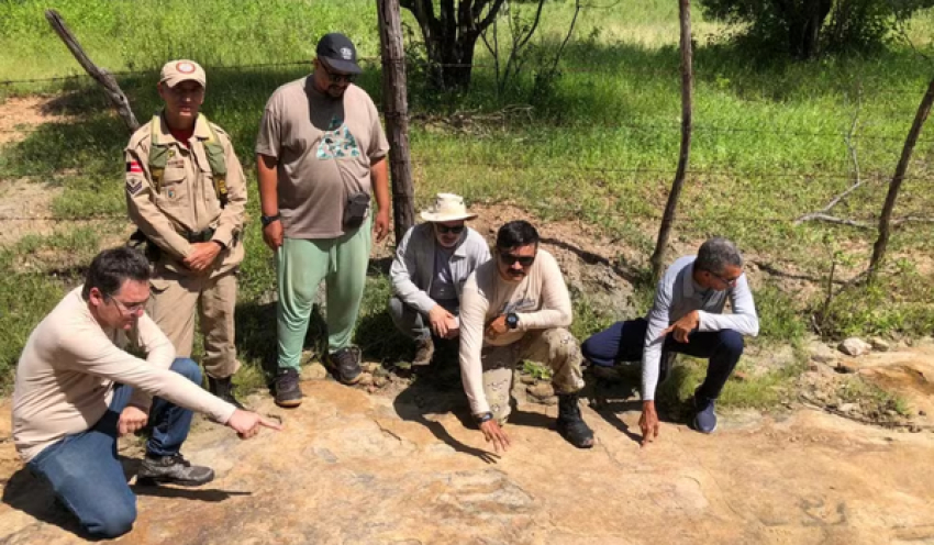 Maior pegada de dinossauro no Brasil é descoberta na Paraíba, aponta pesquisa