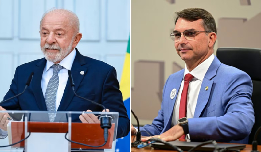 BTG-Nexus: Lula tem 40% das intenções de voto no primeiro turno, e Flávio Bolsonaro, 34%