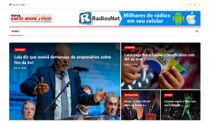 Rela&ccedil;&atilde;o de mat&eacute;rias publicadas no Portal Santo Andr&eacute; em Foco hoje, 20 de Maio de 2026